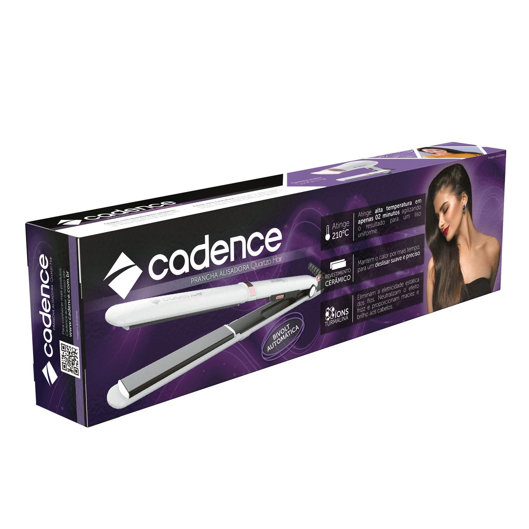 Prancha Alisadora De Cabelo Quartzo Hair Cadence - Bivolt