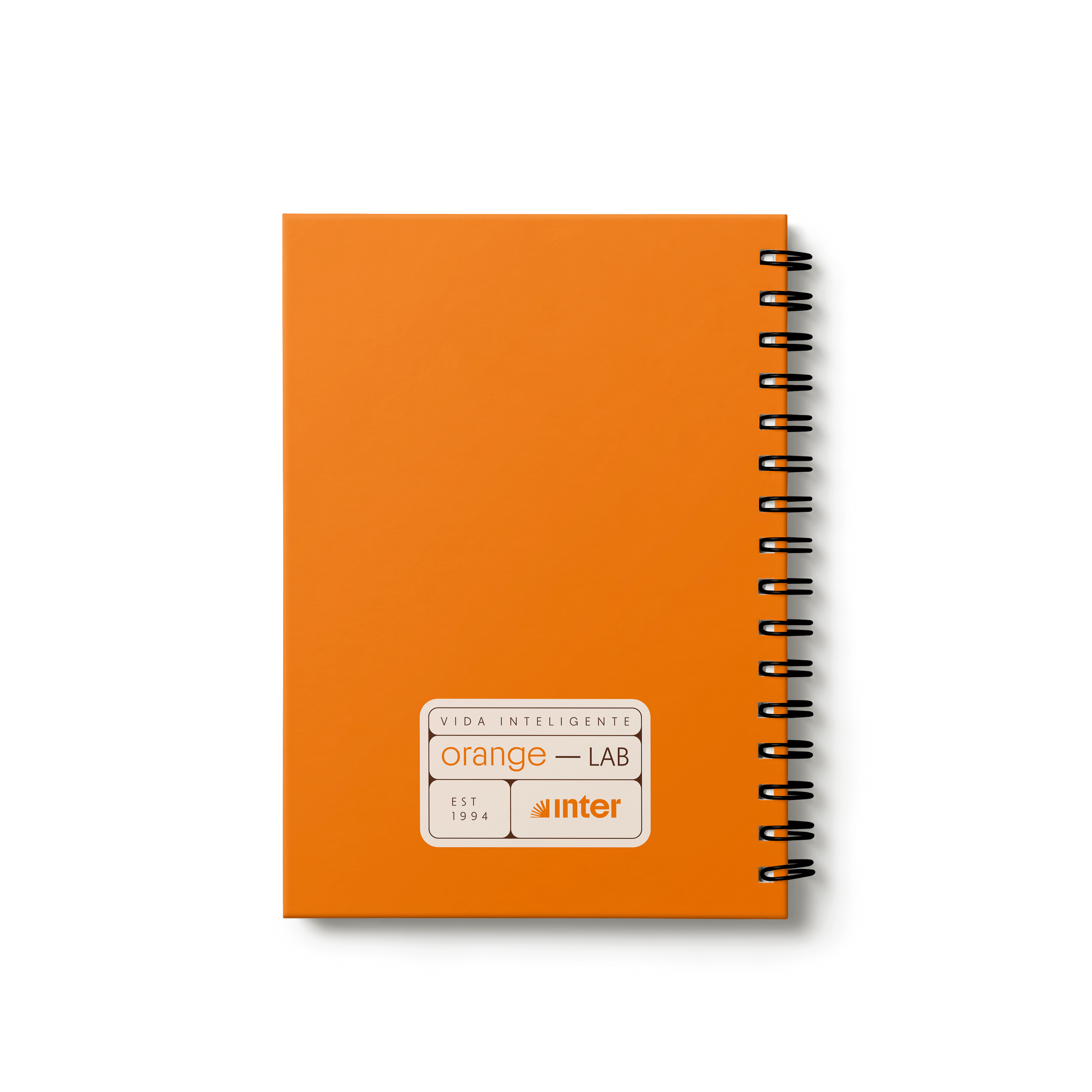 Miniatura Caderno Elemento Inter - Laranja