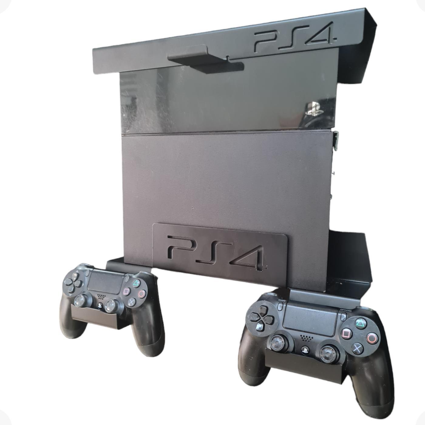 Miniatura Suporte De Parede Para Ps4 Preto