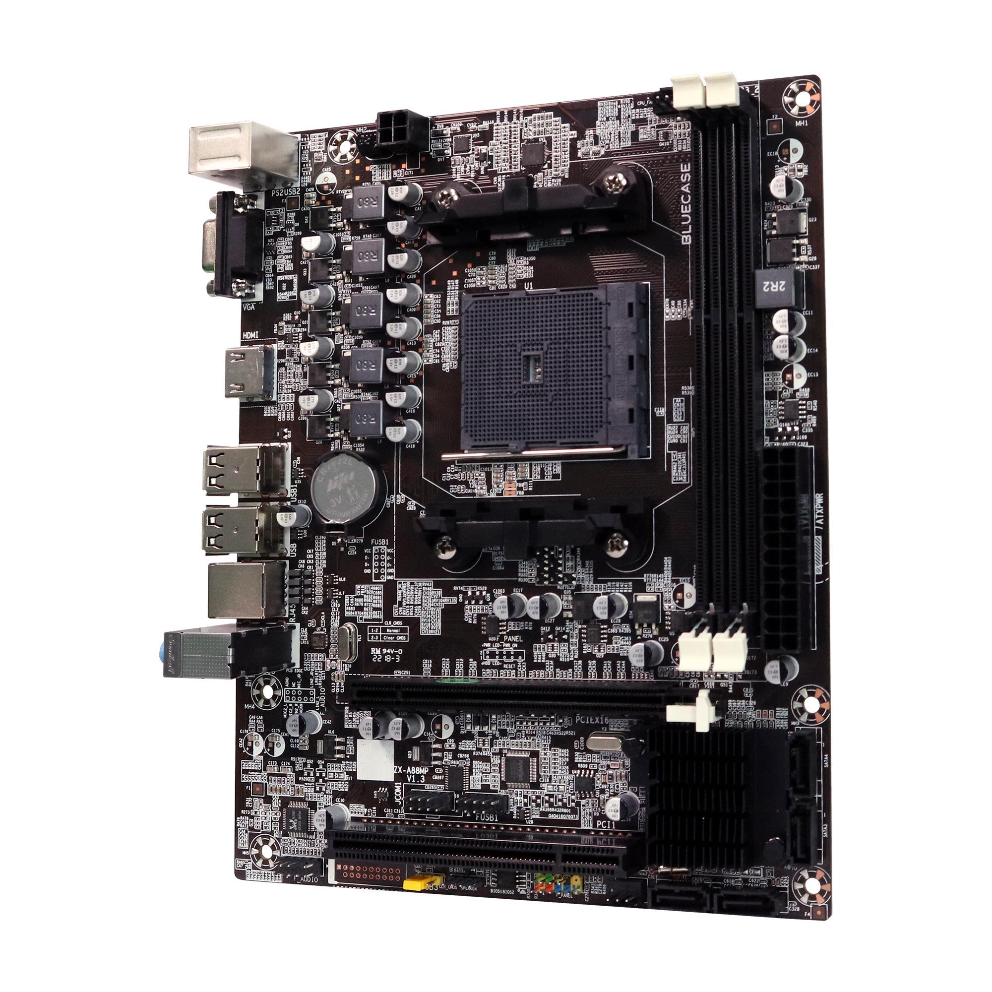 Miniatura Placa-Mae Fm2 Fm2+ Tdp 95W Sata Nvme Hdmi Vga Rede Gigabit