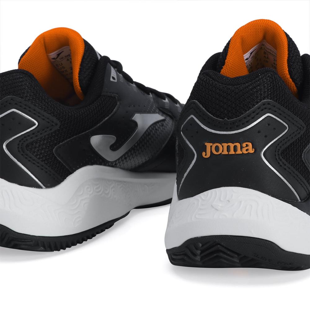 Miniatura Tênis Joma Master 1000 Clay - Saibro - Preto Prata e Branco 41