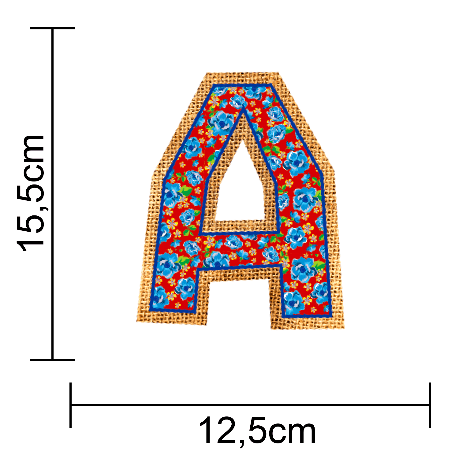 Miniatura Faixa Decorativa Festa Junina Colorida com Letra Reserva AMARELO