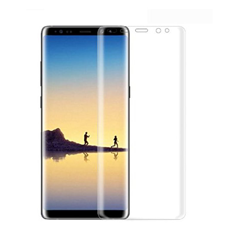 Miniatura Capinha Silicone Antichoque Película Gel Samsung Note 8 N950