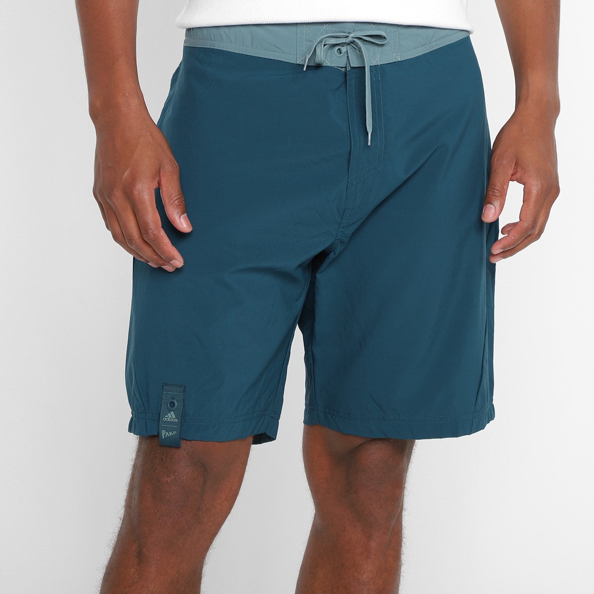 Miniatura Short Adidas Natação Parley Masculino Marrom - 30