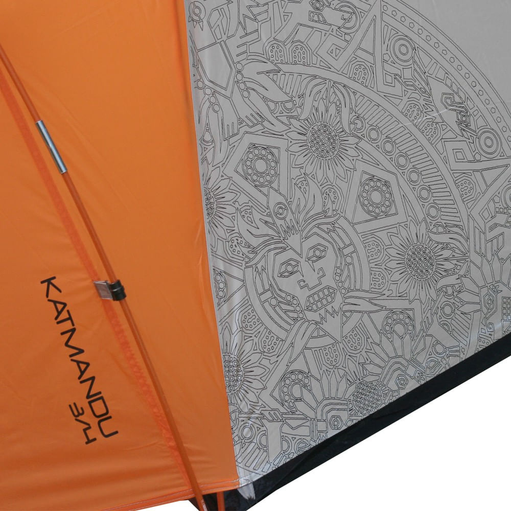 Miniatura Barraca Azteq Katmandu 3/4 Pessoas Sobreteto Nautika Camping