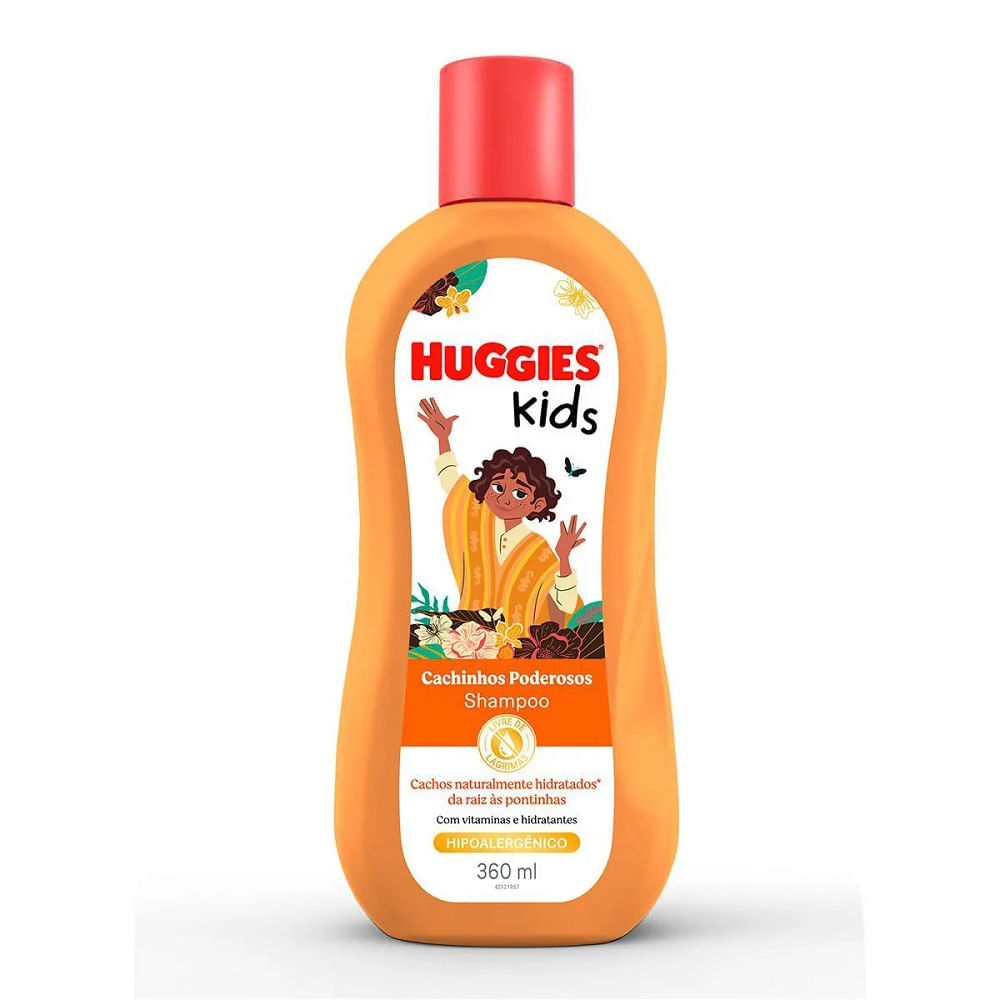 Miniatura Shampoo Huggies Kids Cachinhos Poderosos 360ml