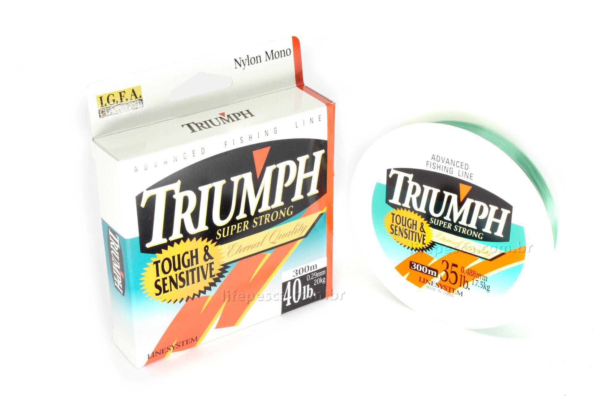 Miniatura Linha Triumph Mono Super Strong T&S 0,52Mm 18,20Kg 300M