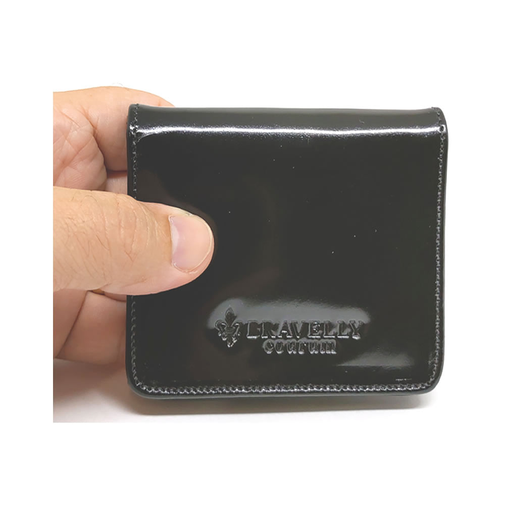 Miniatura Carteira de Couro Legítimo Masculina  porta documentos