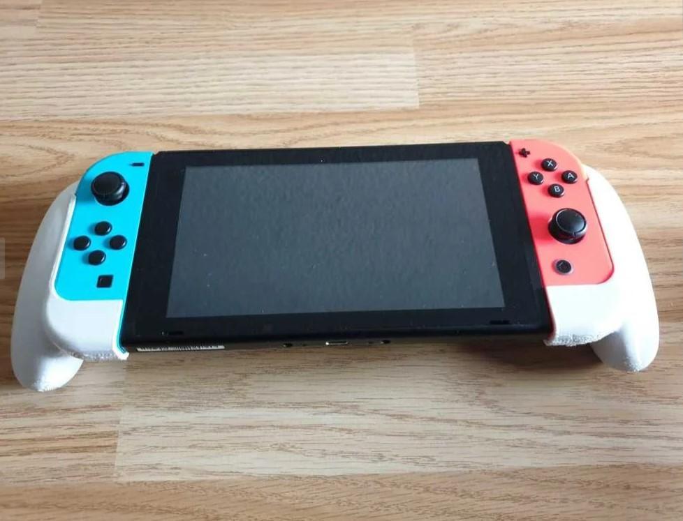 Miniatura Grip De Mão Nintendo Switch Controle Joy Con Joystick V2