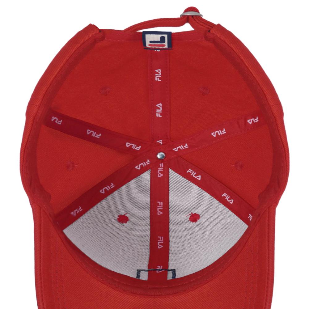 Miniatura Boné Fila Dna Aba Curva Strapback Vermelho