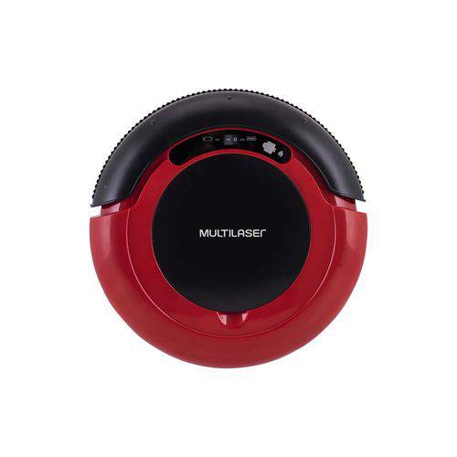 Miniatura Robô Aspirador de pó Multilaser 3 em 1 Ho041 vermelho