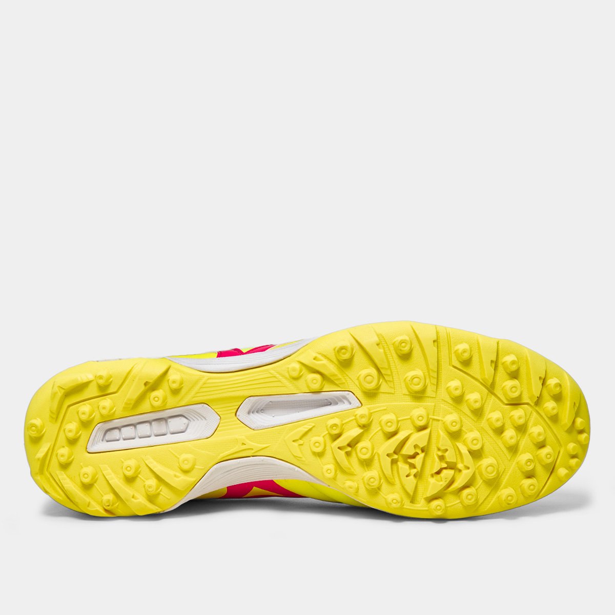 Miniatura Chuteira Society Mizuno Morelia Classic Unissex Amarelo+Laranja - 38