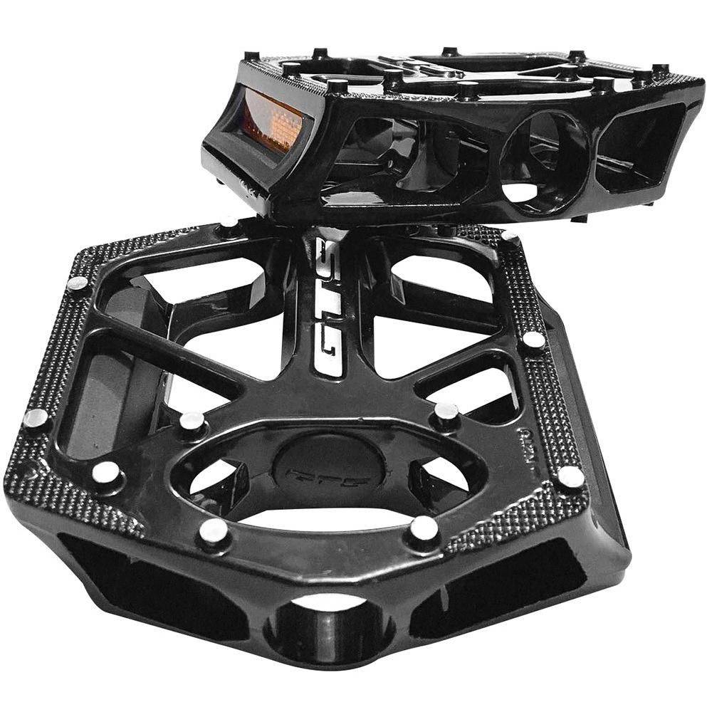 Miniatura Pedal Gts Alumínio Plataforma 9/16 Inglês Preto