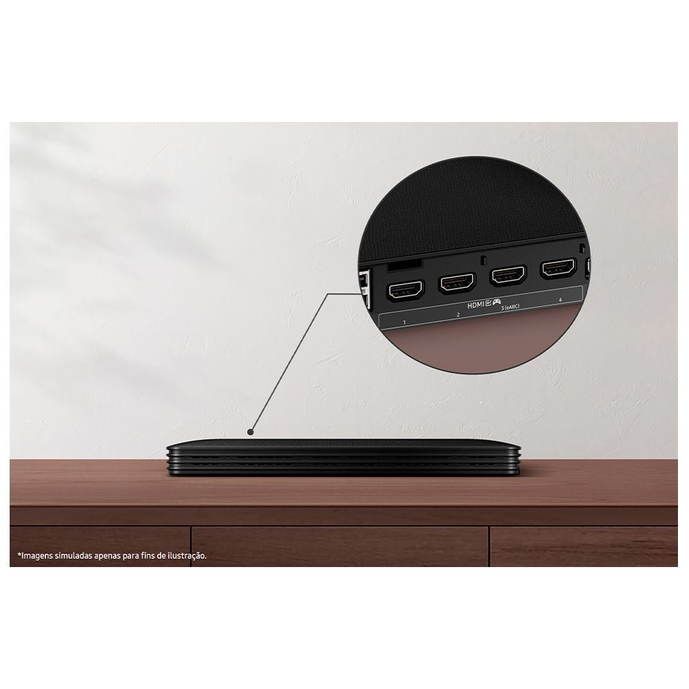 Miniatura Smart TV Samsung AI Neo QLED 8K 65" Polegadas 65QN800D 2024, Processador com AI e Alexa Built-in Bivolt