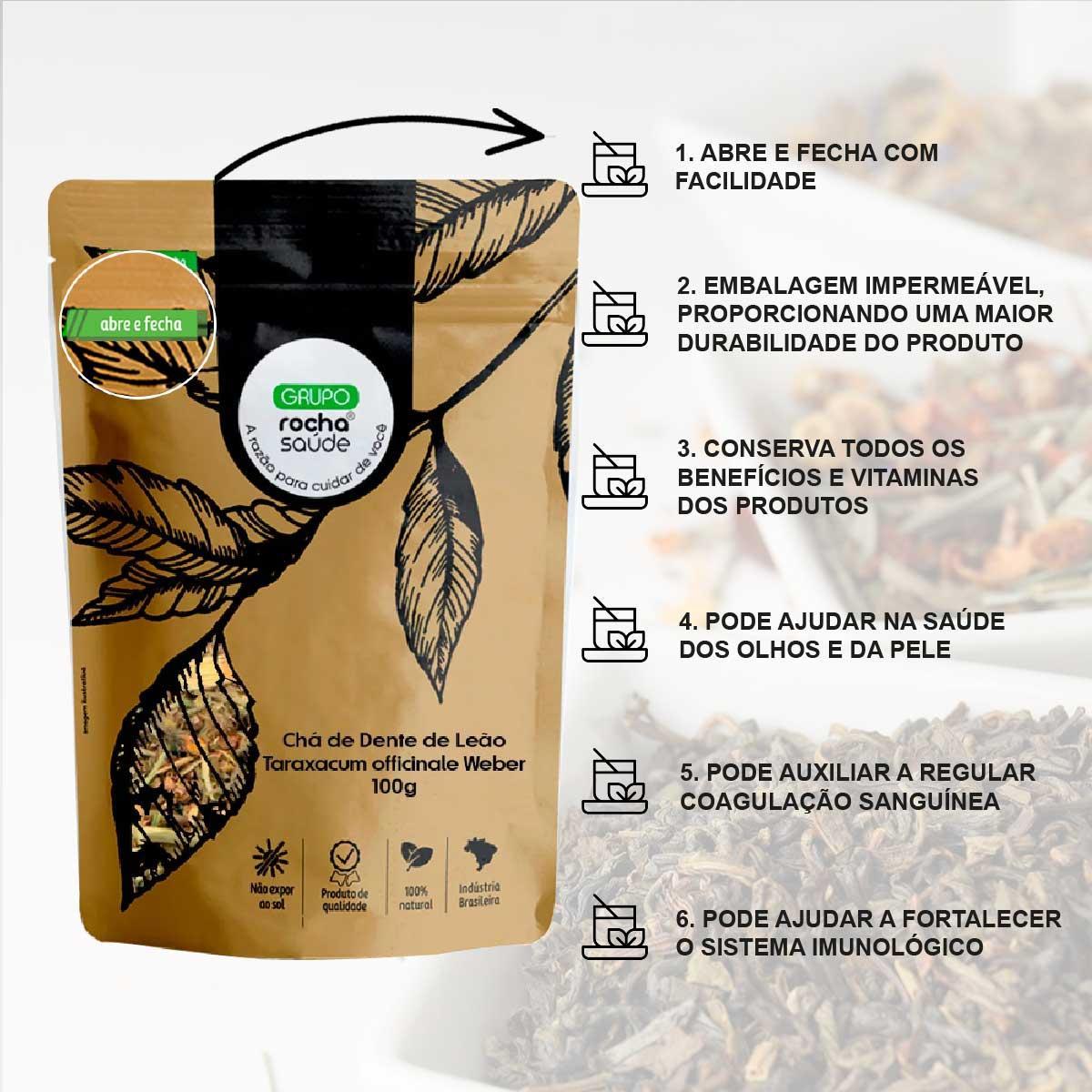 Chá De Dente De Leão - Taraxacum Officinale Weber - 100G