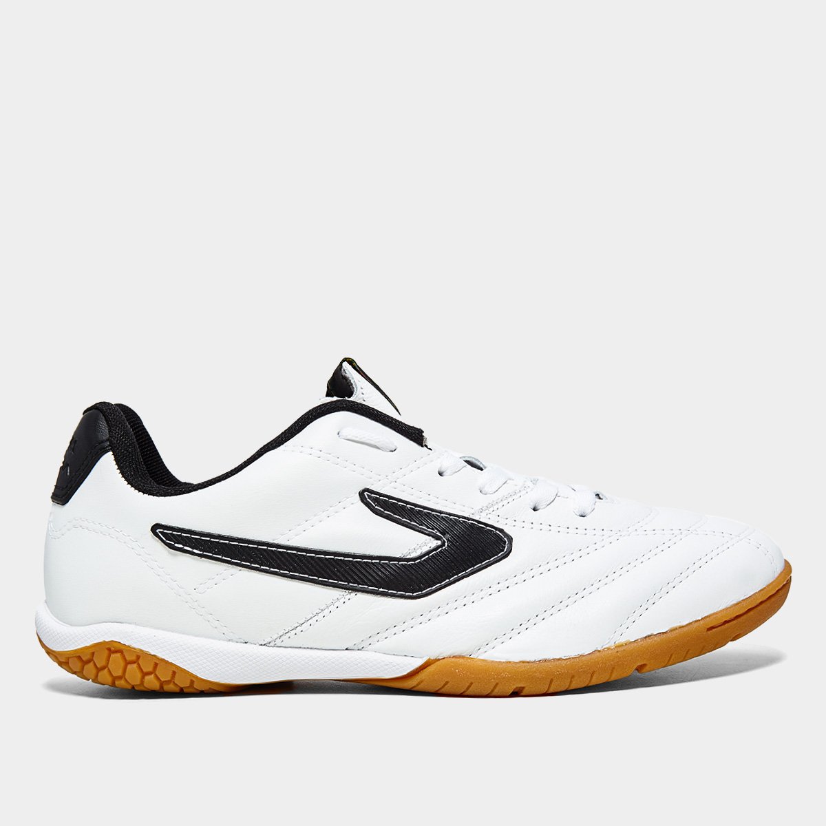 Miniatura Chuteira Futsal Topper Furia Unissex Branco+Preto - 37