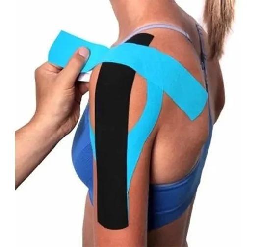 Fita Kinesio Tape Bandagem Elástica Funcional Adesiva Sports