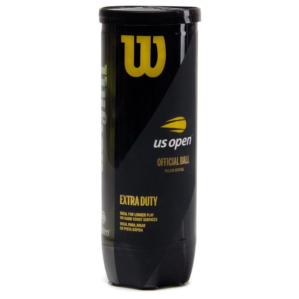 Miniatura Bola De Tênis Wilson Us Open Extra Duty Tubo Com 03 Bolas