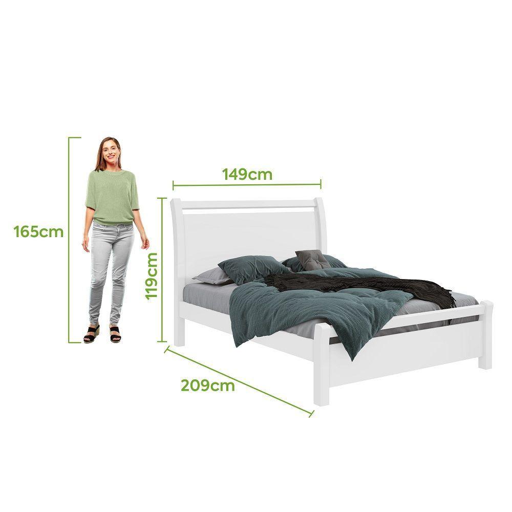 Cama Casal Reali - Lopas Branco