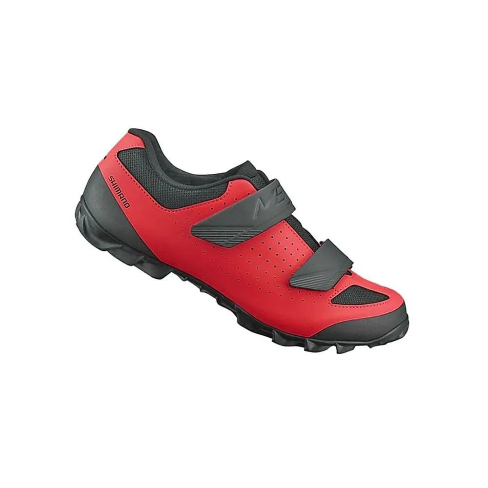 Miniatura Sapatilha Mtb Shimano Sh-Me100 Vermelho/Preto Tam: 39 Brasil