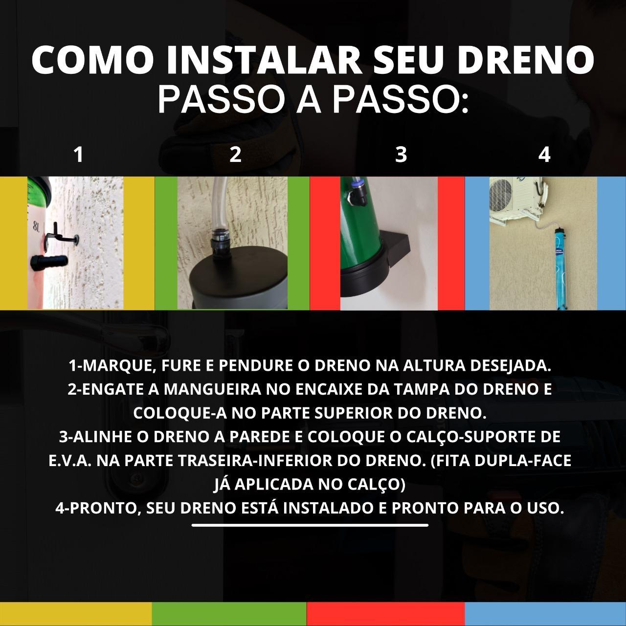 Miniatura Dreno Ecológico Para Ar Condicionado - 8 Litros.