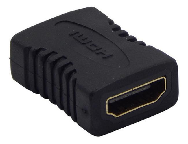 Miniatura Adaptador Hdmi Femea X Femea Emenda Extensor Conector Cabo
