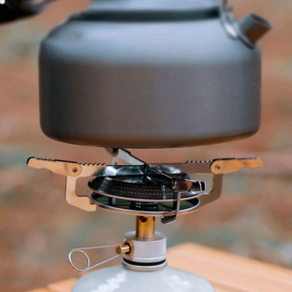 Fogareiro Portátil Camping Compacto Com Controle De Chama Lorben
