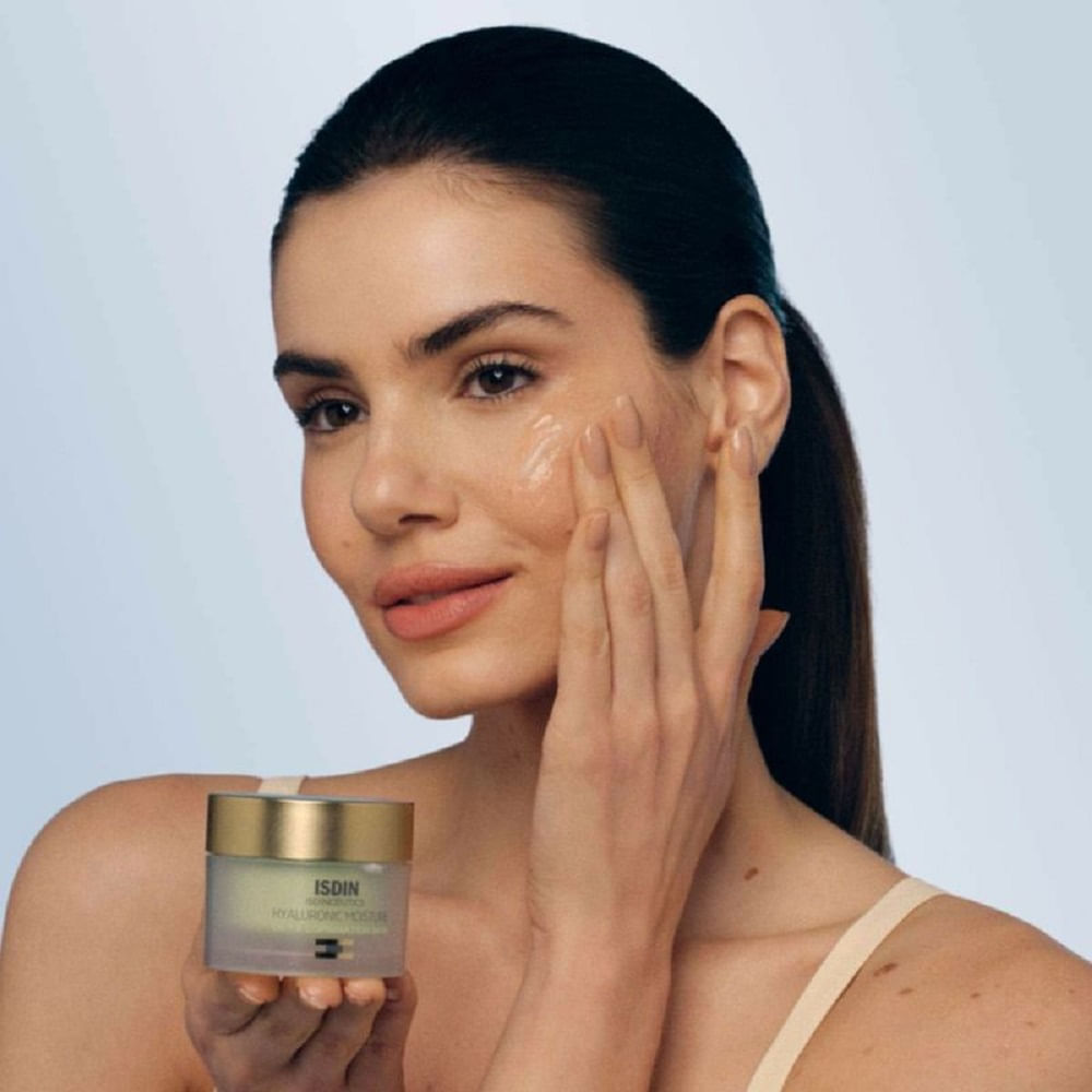 Creme Facial Anti-Sinais Isdin Hyaluronic Moisture Pele Mista e Oleosa 50g