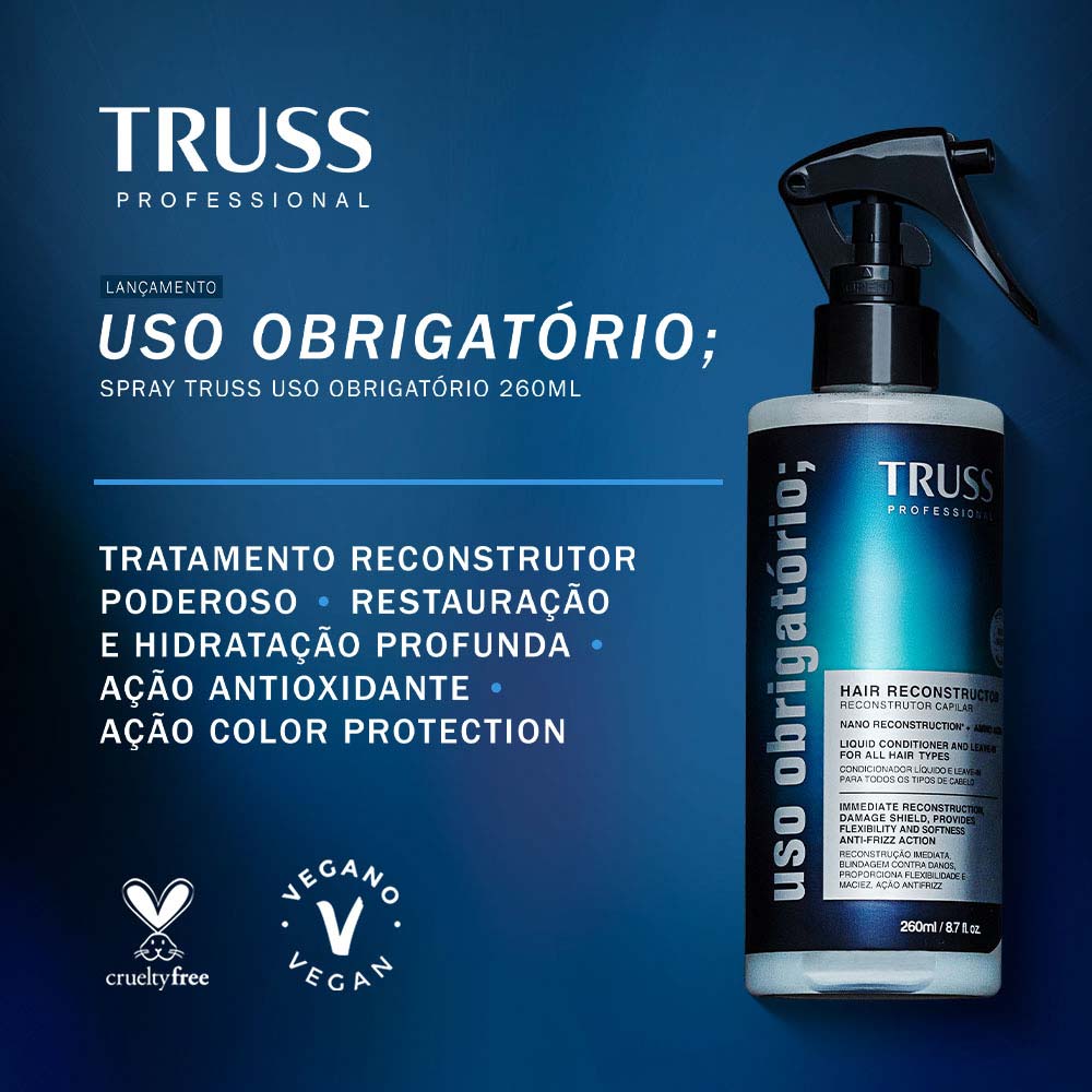 Miniatura Truss Uso Obrigatório Spray Máscara Líquida 260ml