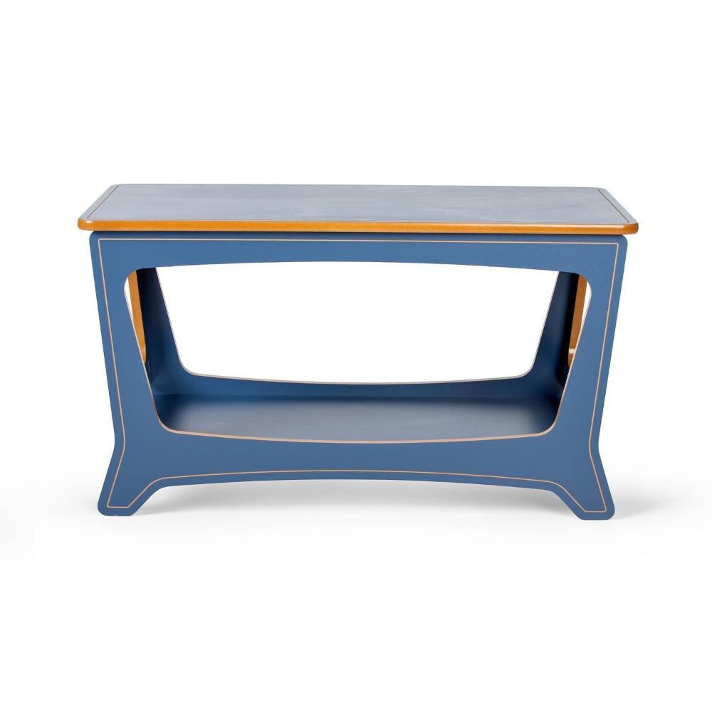 Miniatura Sapateira para Quarto 80cm Chad 100% Mdf Azul