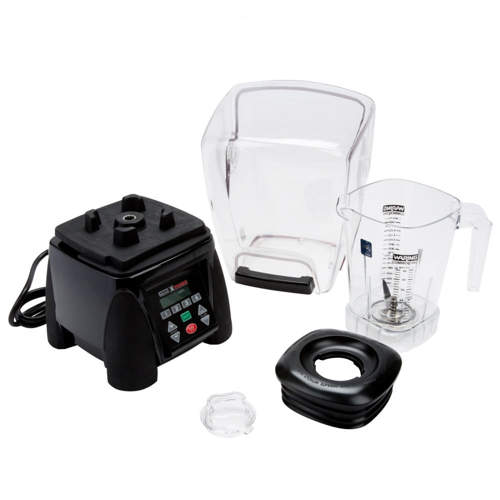 Liquidificador Industrial Waring MX1500XTXP Xtreme 3 1/2 hp com Teclado Programável, Tela LCD, Velocidade Ajustável e Recipiente de 1