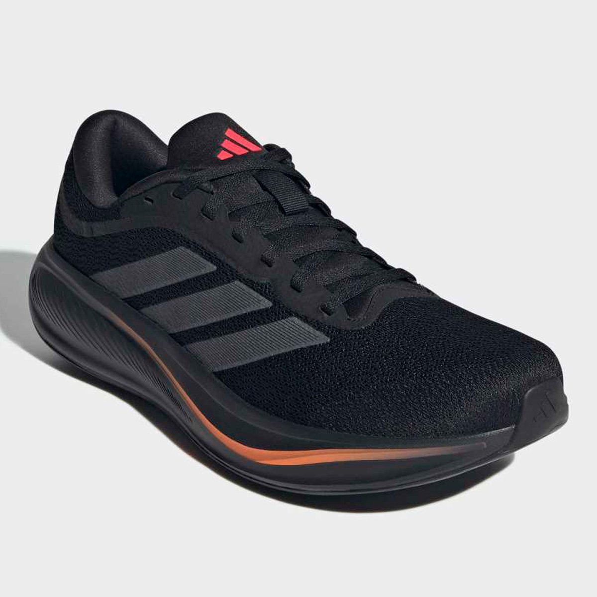 Miniatura Tênis Adidas Response Runner 2 Preto+Laranja - 34
