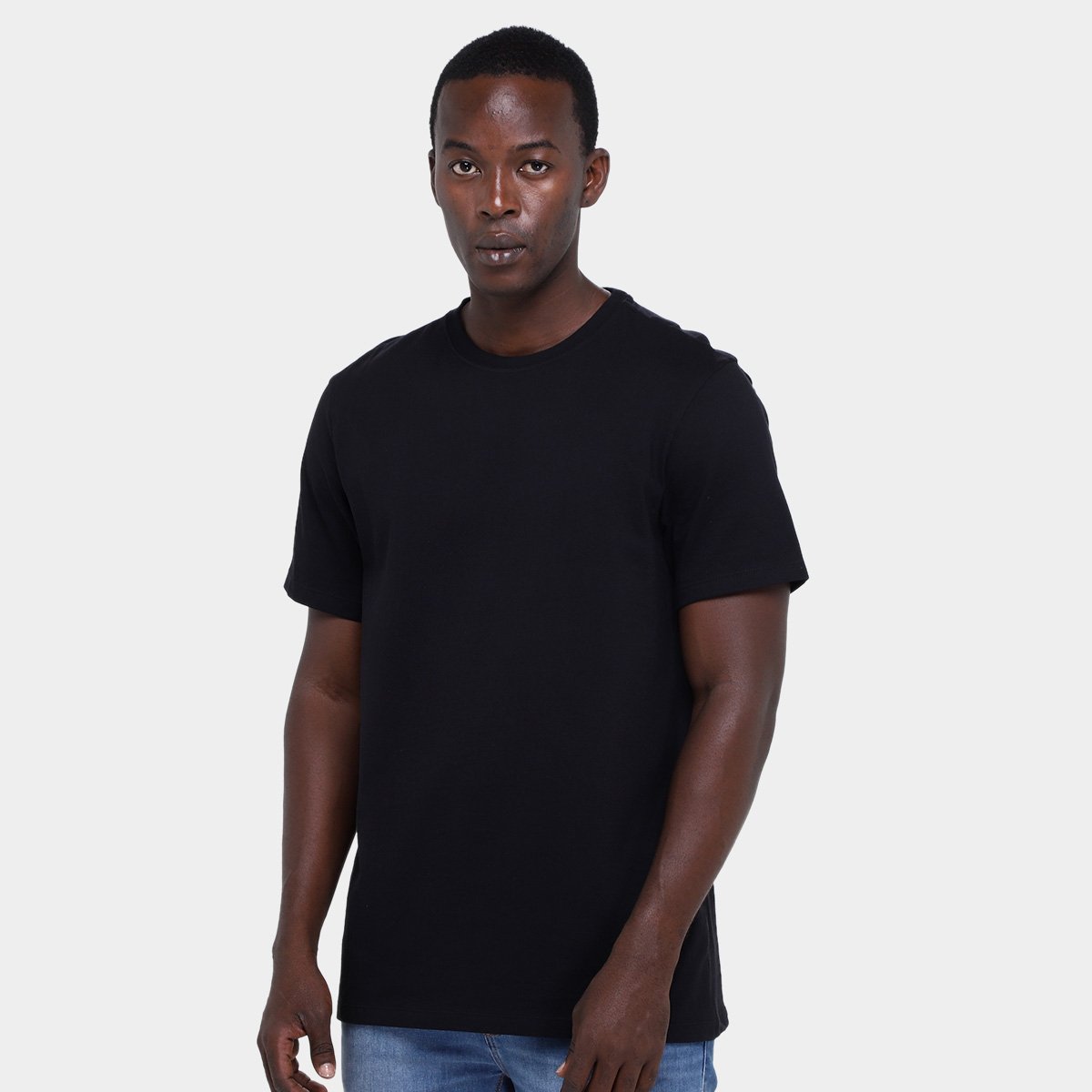 Miniatura Camiseta Hering Básica Masculina Preto - EGG