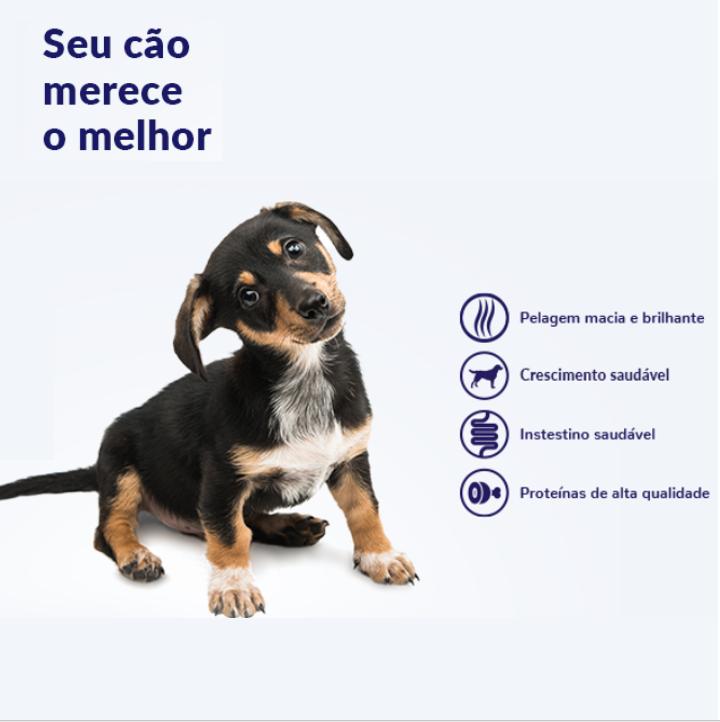 Miniatura Ração Seca Nutrilus Pro Frango & Carne para Cães Filhotes - 15 Kg