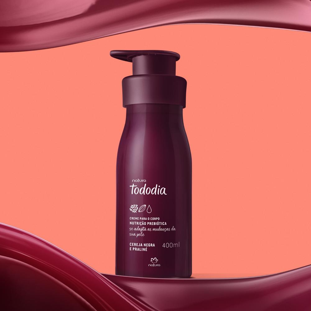 Miniatura Creme para o Corpo Tododia Cereja Negra e Praliné 400ml