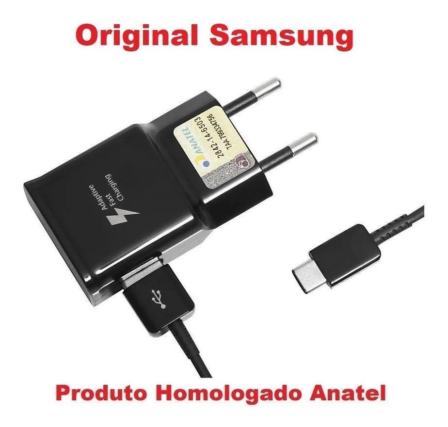 Miniatura Carregador Samsung Turbo Tipo C S10 S9 Plus Note 9