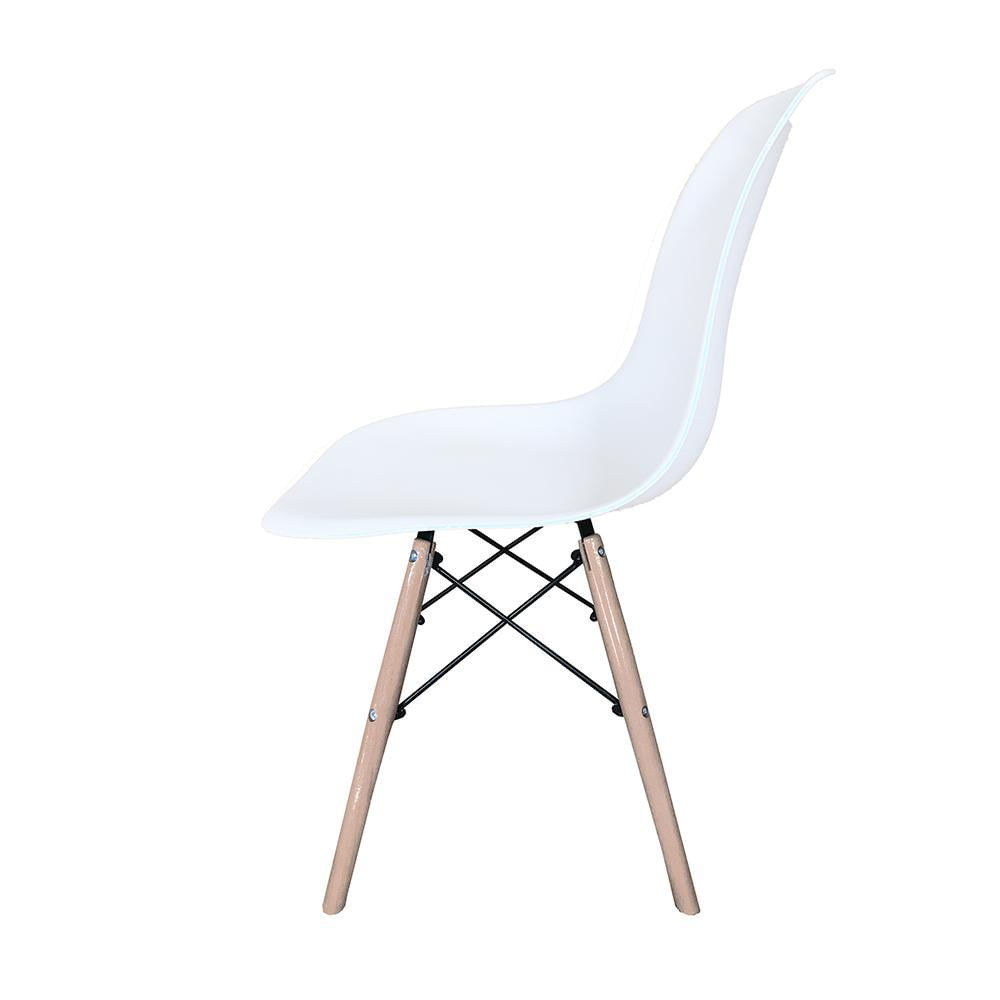 Miniatura Kit 4 Cadeiras Eiffel Inova - Branca