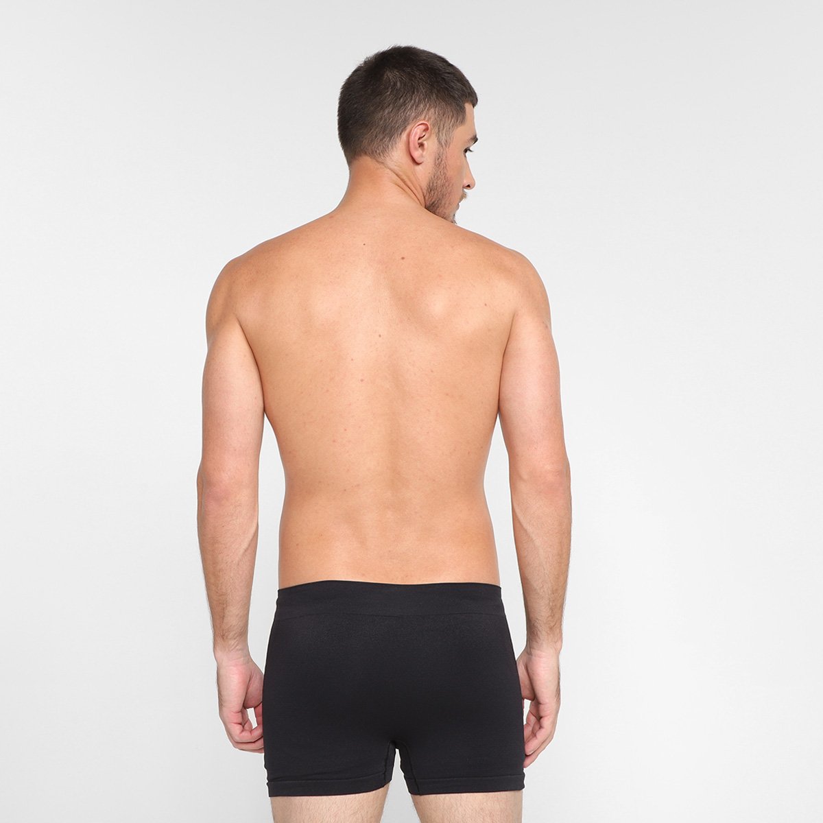 Miniatura Kit Cueca Boxer Polo Wear Poliamida 12 Peças Marinho+Preto - G