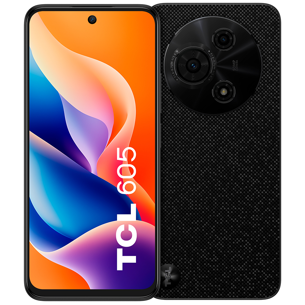 Smartphone TCL 605 4G 256GB 4GB+10GB Câmera 50MP T517J Preto