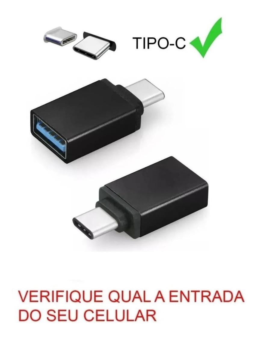 Miniatura Cabo OTG USB Tipo C Galaxy S8 S10 Note 10