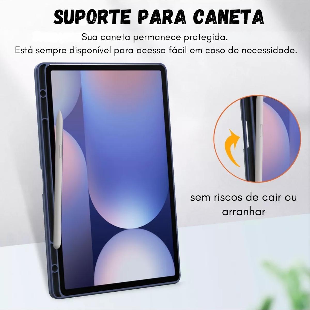 Miniatura Capinha Acrílico Para Samsung S10+ 12.4 X825 X820 + Película