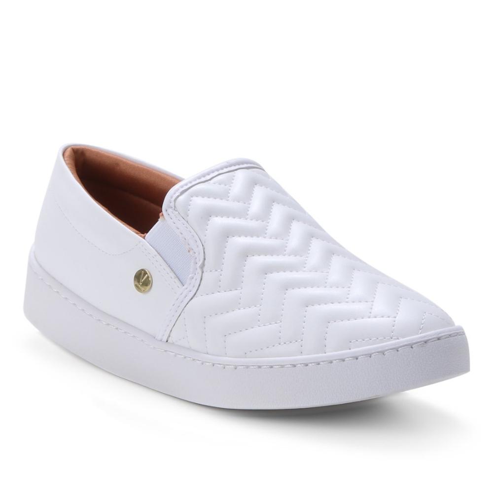 Miniatura Tênis Vizzano Slip On Elástico Branco / Branco - 34