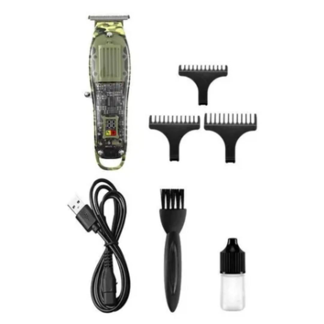 Miniatura Kit 3 Maquinas Acabamento corte e shaver kemei profissional