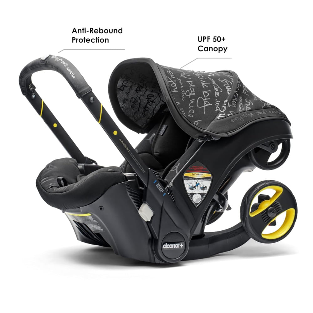 Carrinho de Bebê e Cadeirinha para Carro Doona, Edição Limitada Vashtie - Sistema de Viagem 2 em 1