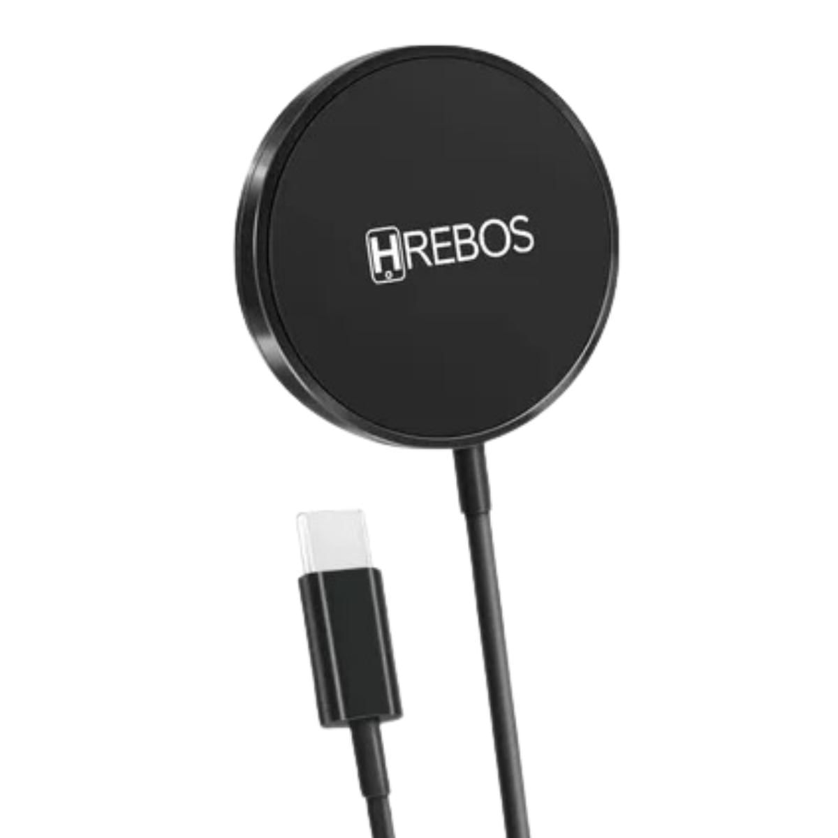 Miniatura Carregador Por Indução 18W Hrebos Turbo Com Magsafe Indutor