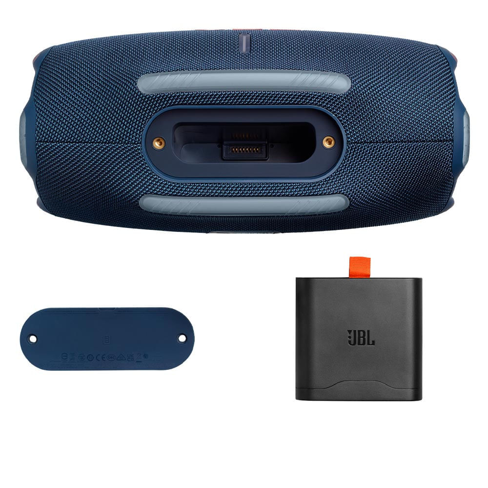 Miniatura Caixa de Som JBL Bluetooth Xtreme 4 Azul, Função Power Bank, IP67, 100W Bivolt