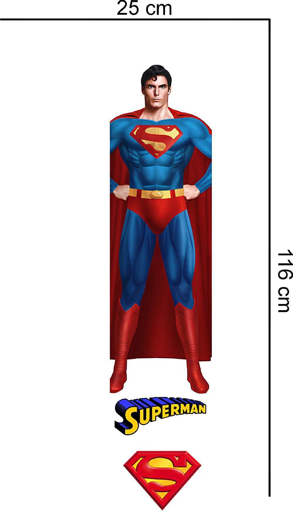 Miniatura Adesivo De Guarda Roupa Super Man