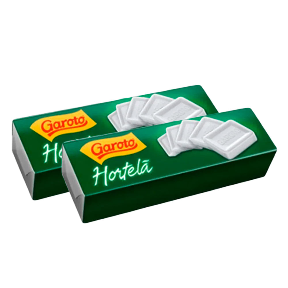 Miniatura Kit 3X 17g Pastilha Garoto Hortelã