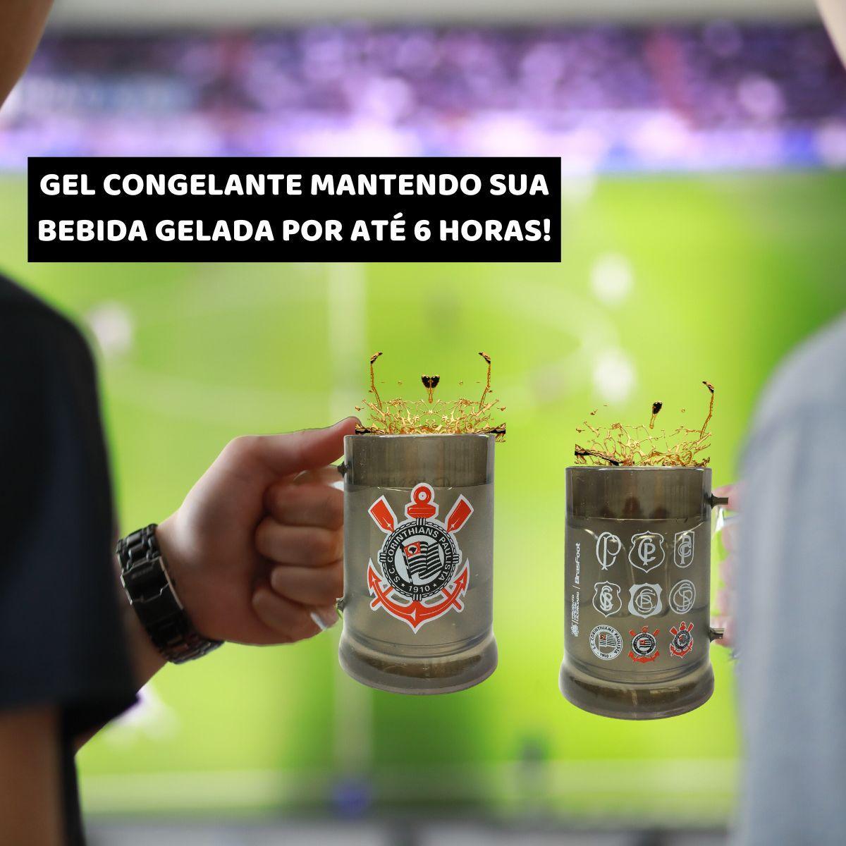 Kit Copo Americano Vidro 190Ml Tradicional + Caneca Gel