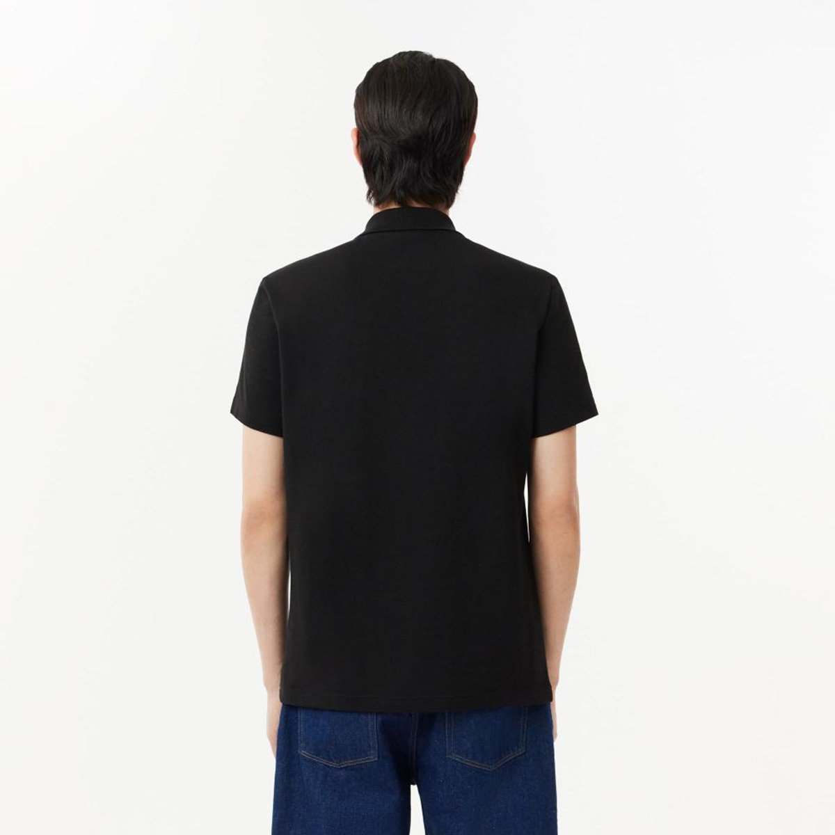 Miniatura Camisa Polo Lacoste Regular Masculina Preto - P